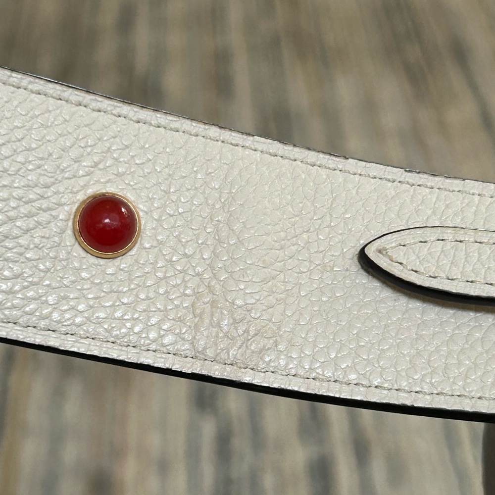 Coach Pebble Leather Chalk-Strap with Rivets - Picture 13 of 15